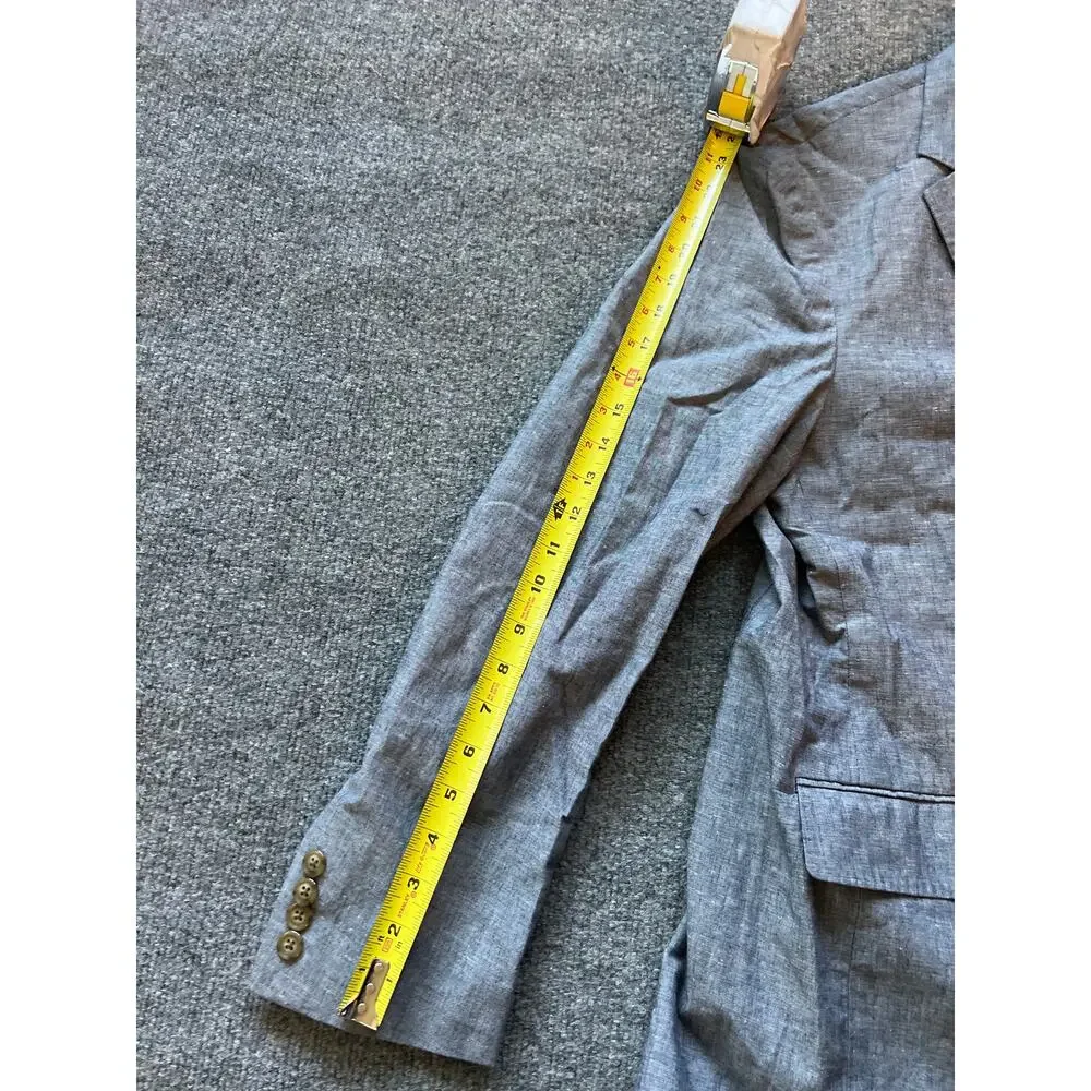 J.Crew Ludlow Slim-Fit Suit Jacket in Cotton Oxford Grey 40S NWT